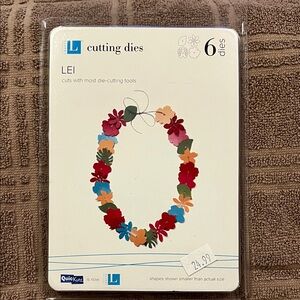 NEW QuicKutz Lei Cutting Dies Set of 6 Lifestyle Crafts